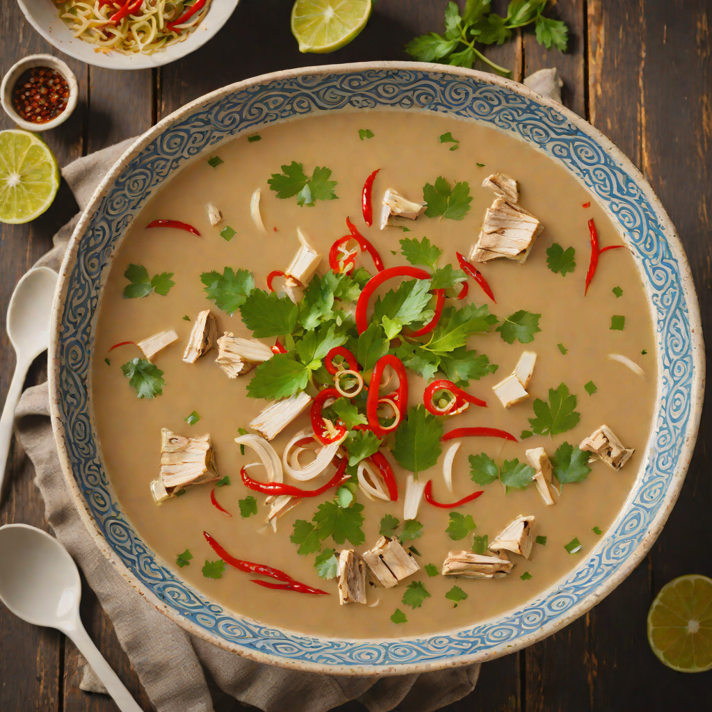 Spicy Lemongrass Coconut Hot and Sour Soup