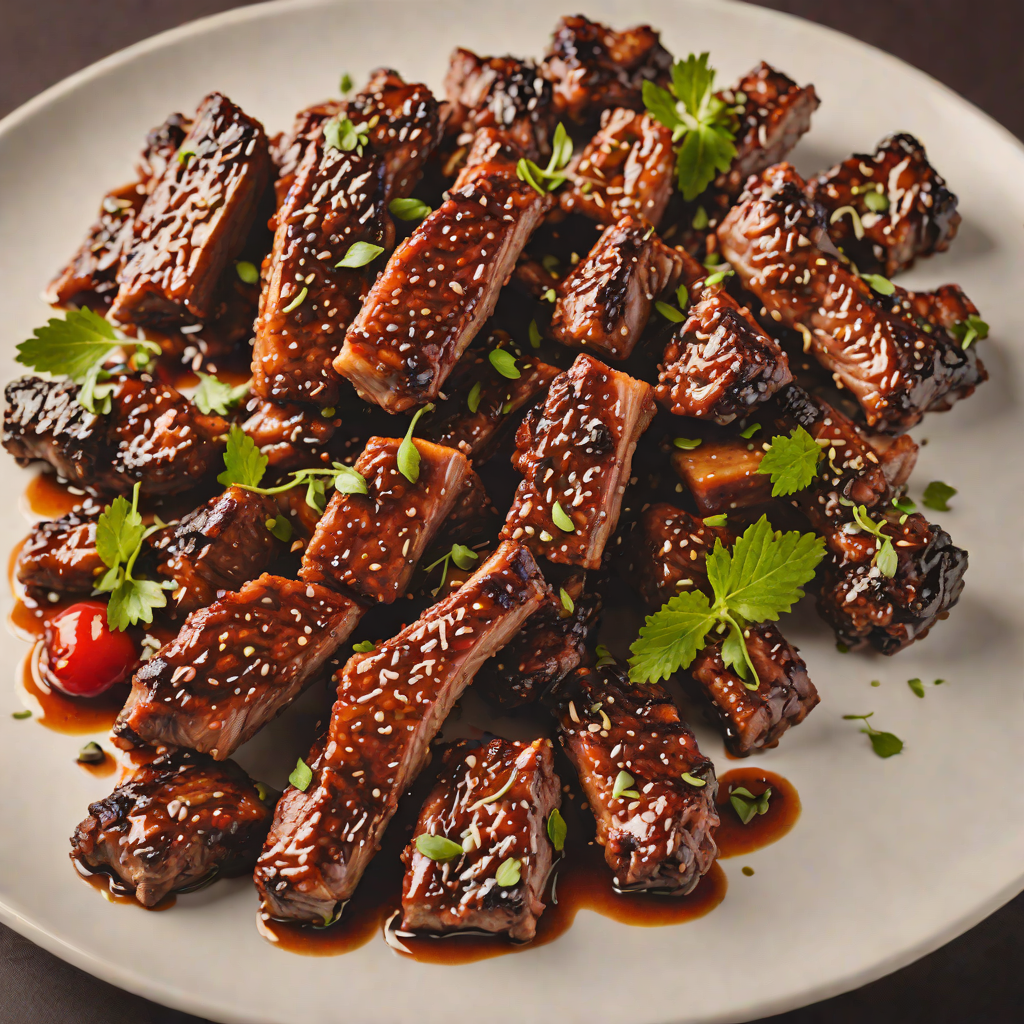 Cherry-Smoked Rib Tips with Peppercorn Dry Rub