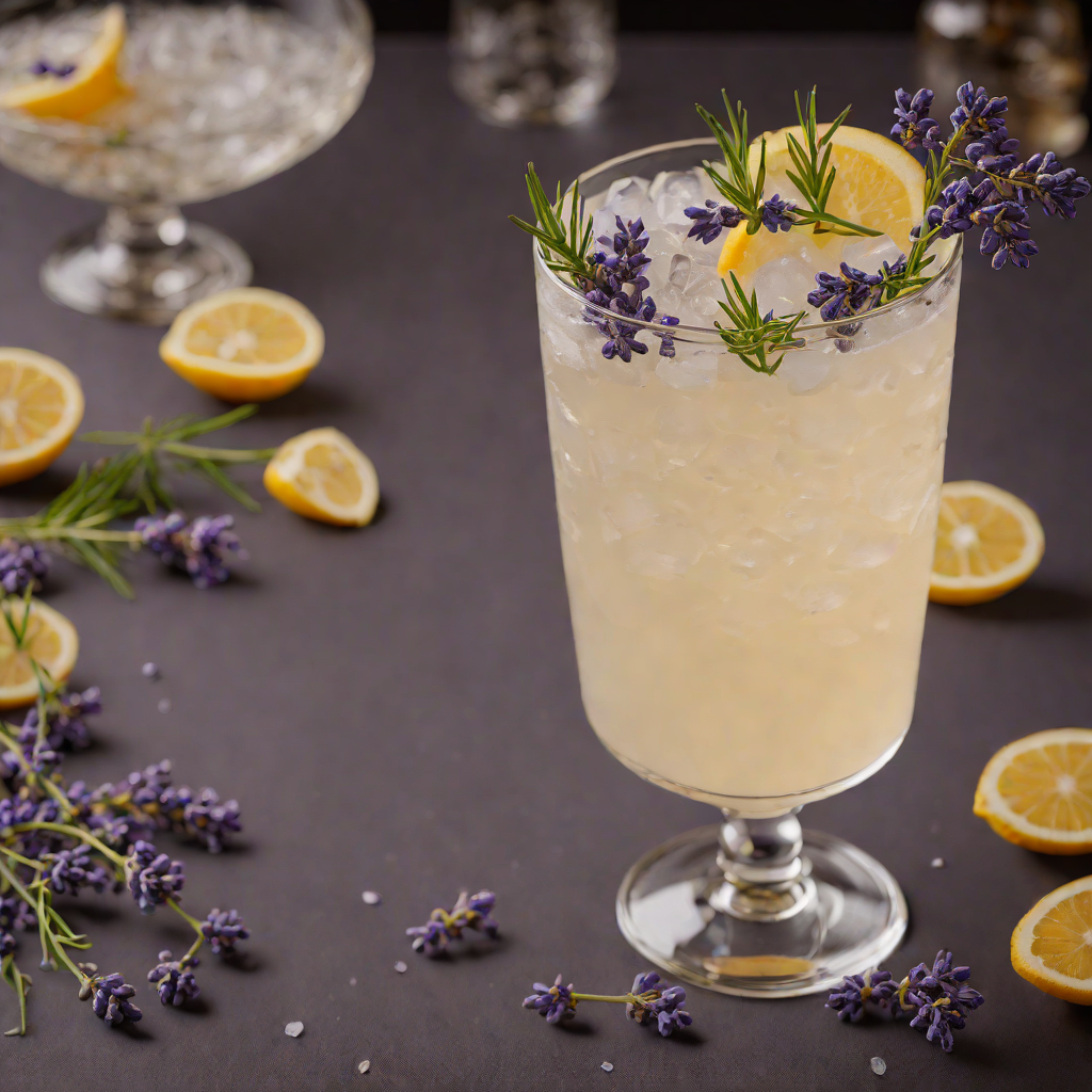Lavender Vanilla Gin Fizz