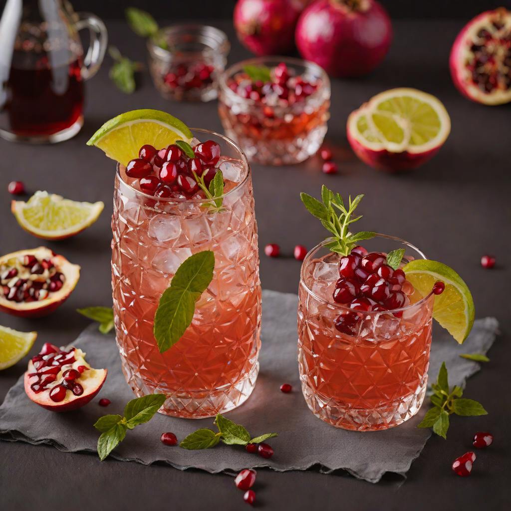 Spiced Mediterranean Pomegranate Mule
