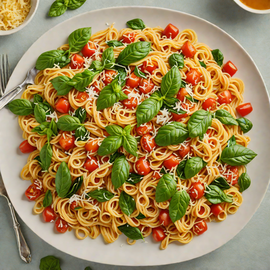 One-Pot Tomato Basil Pasta with Spinach and Parmesan
