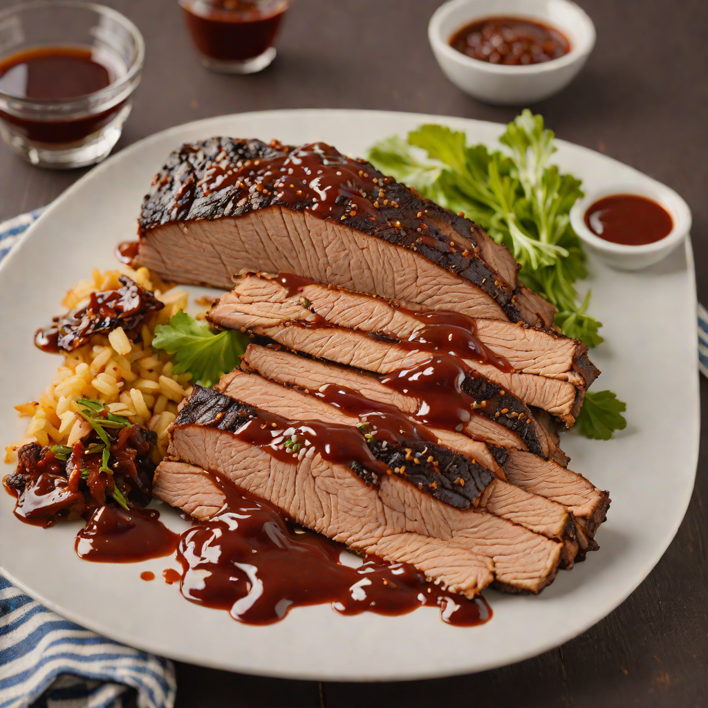 Southern-Style Smoked Brisket with Tangy BBQ Sauce