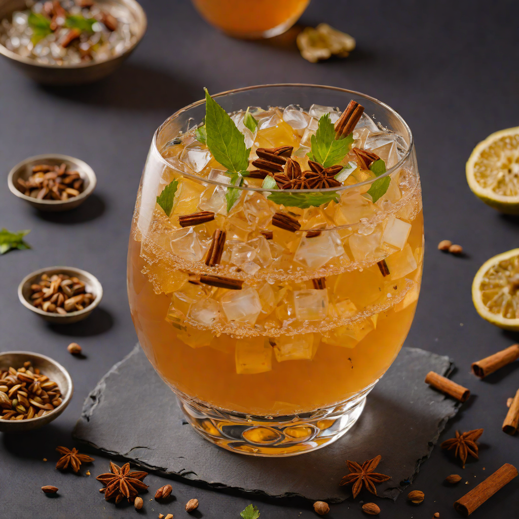 Spiced Indian-Inspired Masala Punch with Cardamom and Cloves
