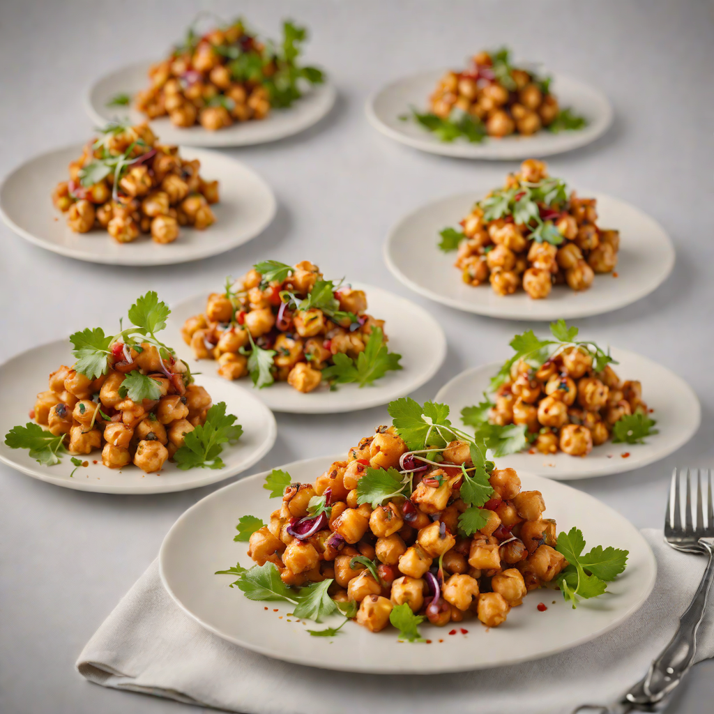 Mediterranean-Fusion Small Plates with Spiced Chickpeas