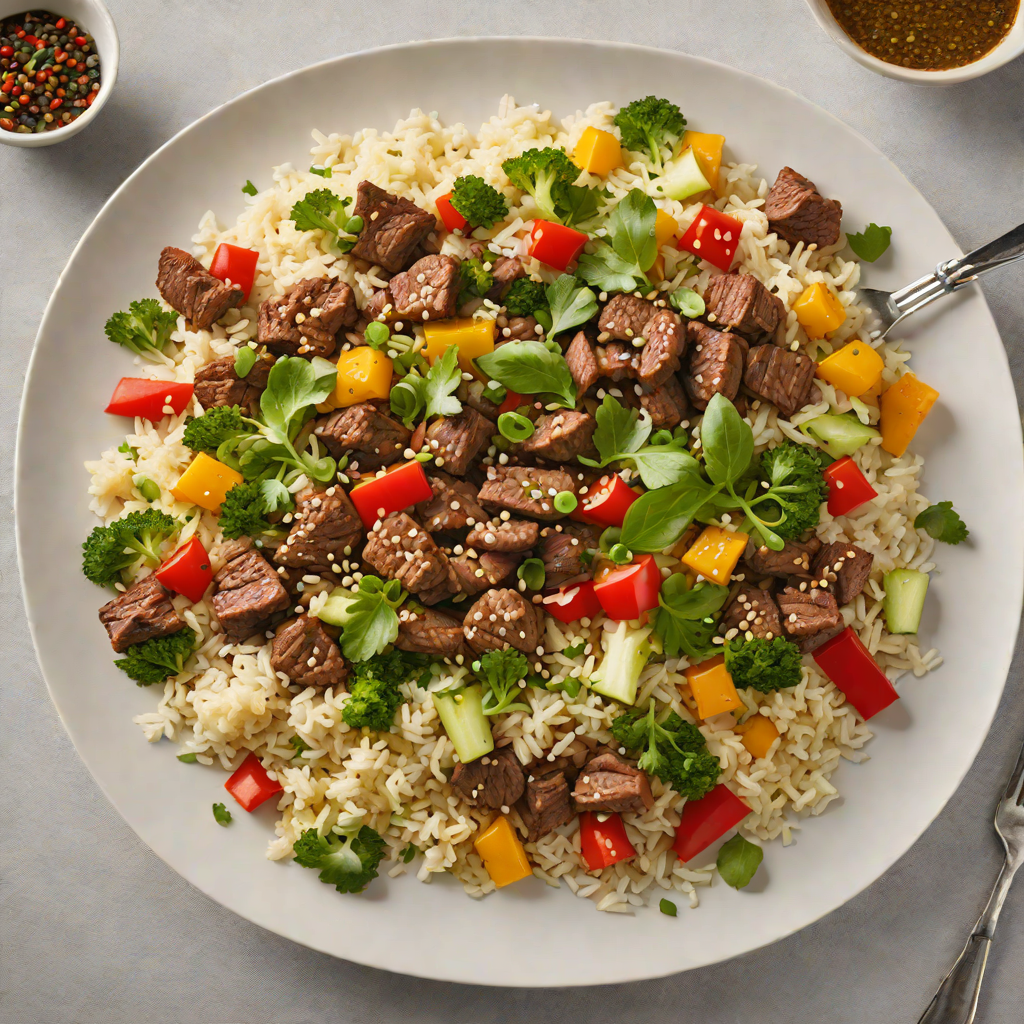 Spiced Beef Stir-Fry with Cauliflower Rice