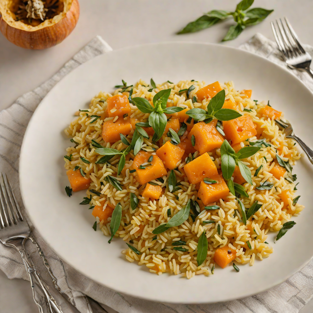 Baked Pumpkin and Sage Risotto