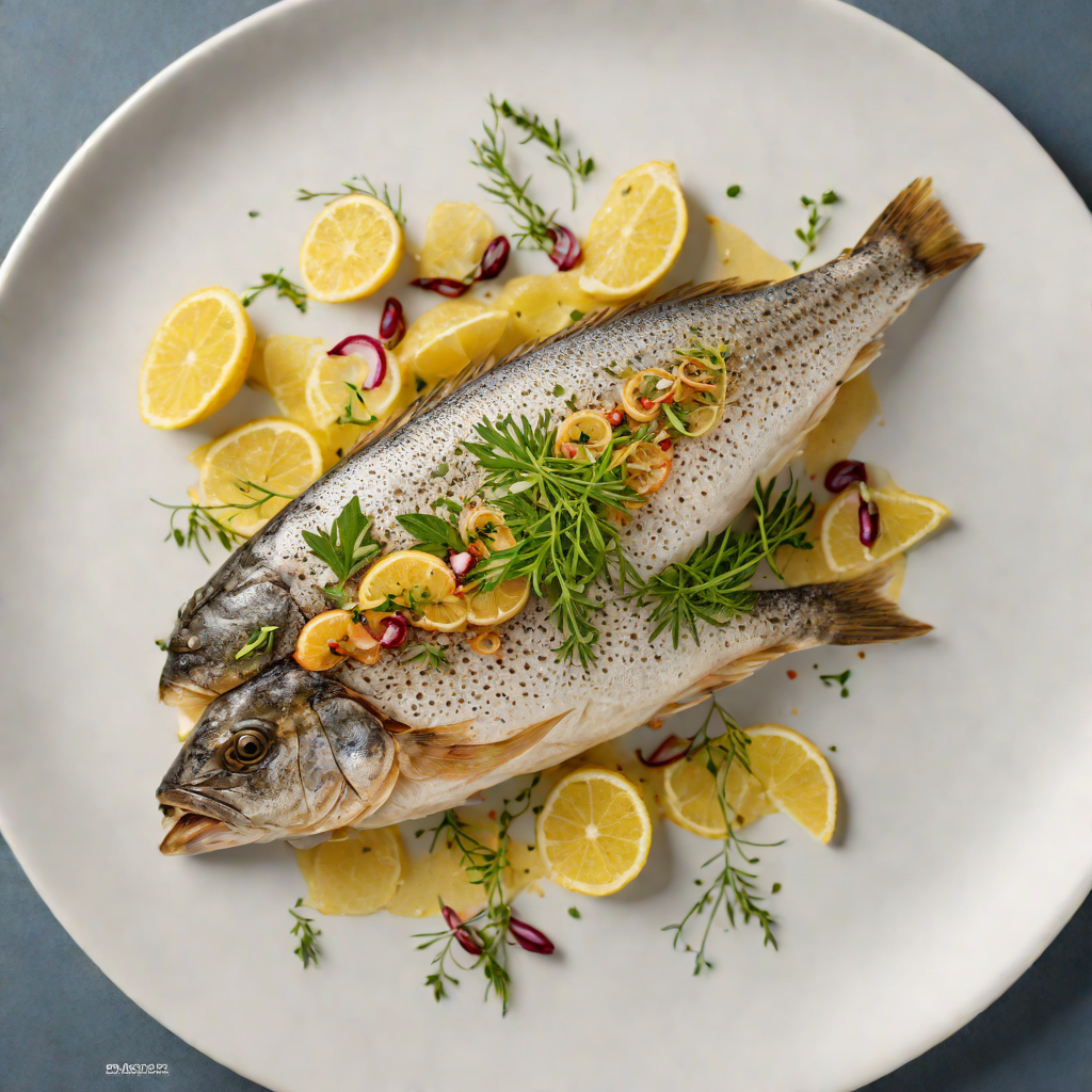 Slow-Roasted Barramundi with Finger Lime and Fennel