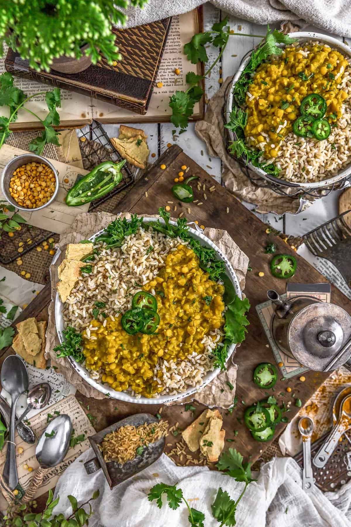 Simmered Split Pea Stew with Turmeric and Berbere