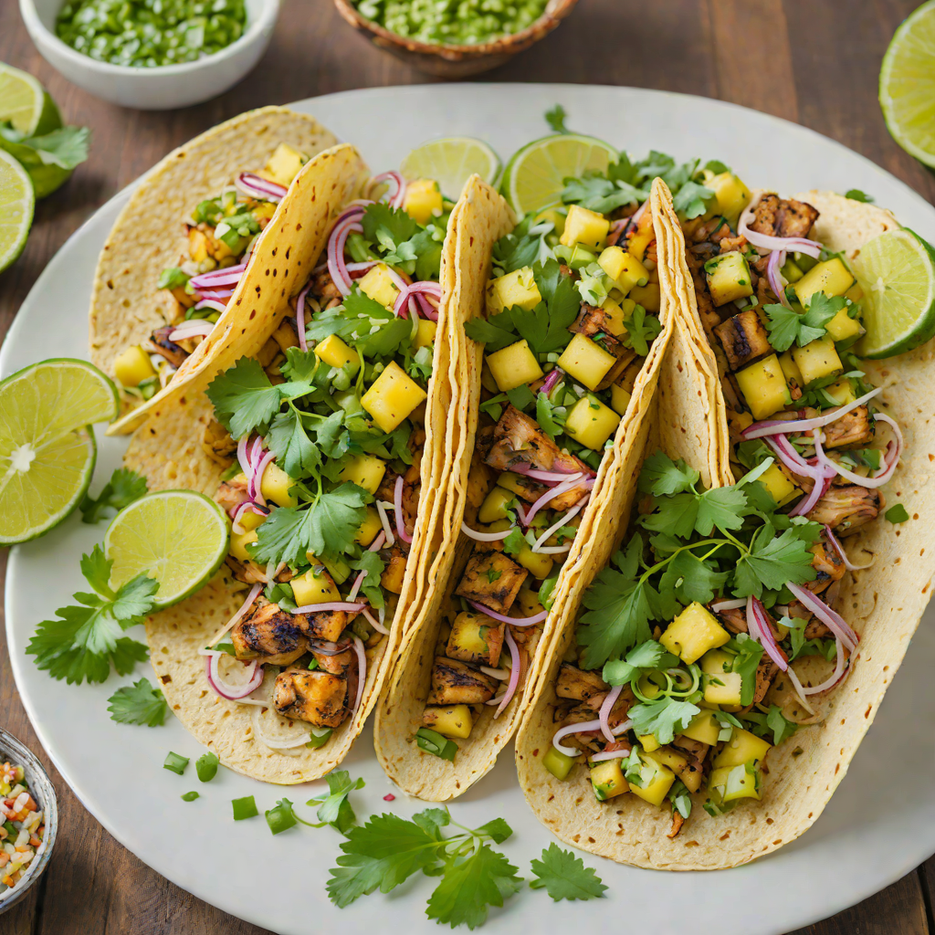 Charred Pineapple and Jalapeño Salsa Verde for Grilled Fish Tacos