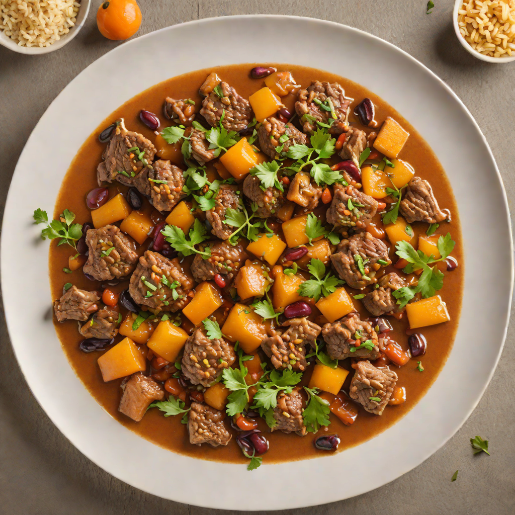 Spiced Lamb Tagine with Apricots