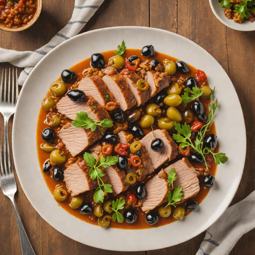 Spanish-Style Slow Cooker Pork with Smoked Paprika and Olives