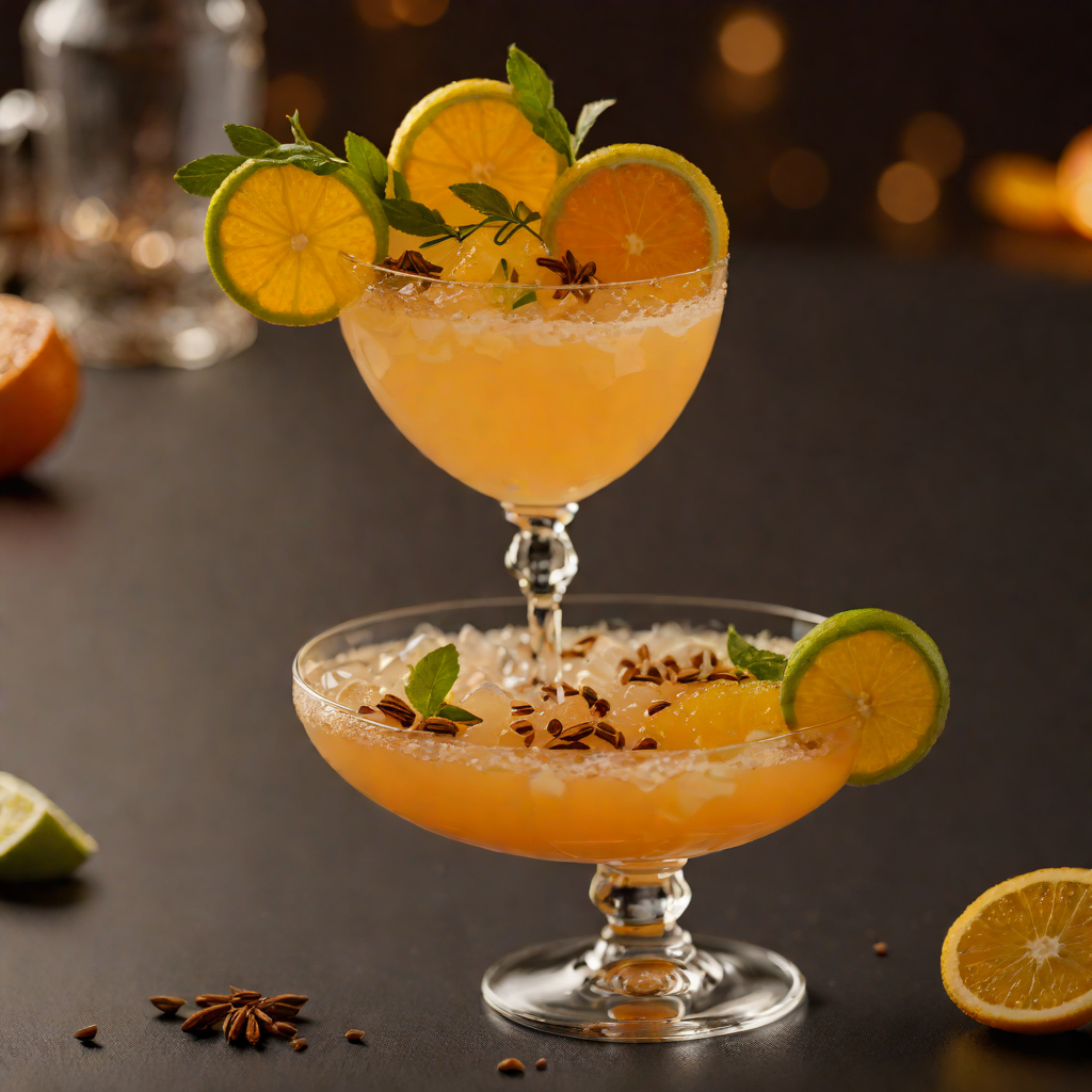 Citrus-Spiced Dallas Sunset Cocktail