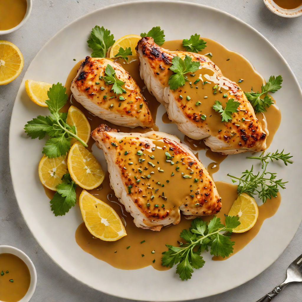 Pan-Seared Chicken with Tangy Orange-Mustard Glaze