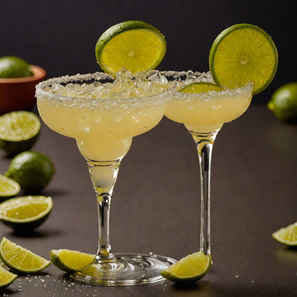 Tangy Margarita with Fresh Lime and Triple Sec