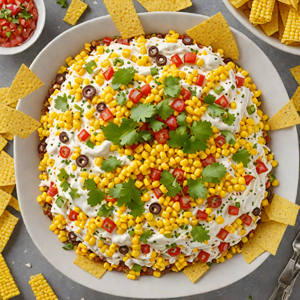 Four-Layer Mexican Street Corn Dip
