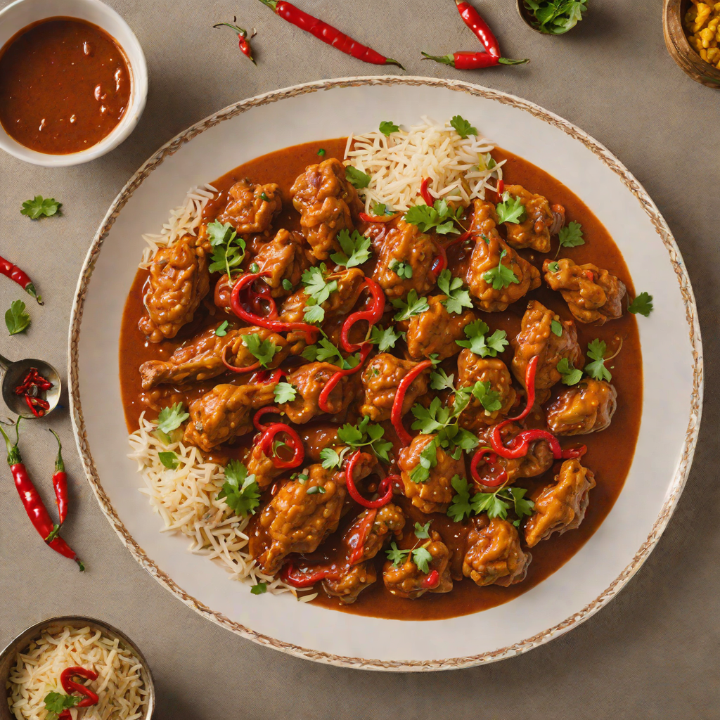 Slow-Cooked Chicken Rogan Josh with Kashmiri Red Chilies