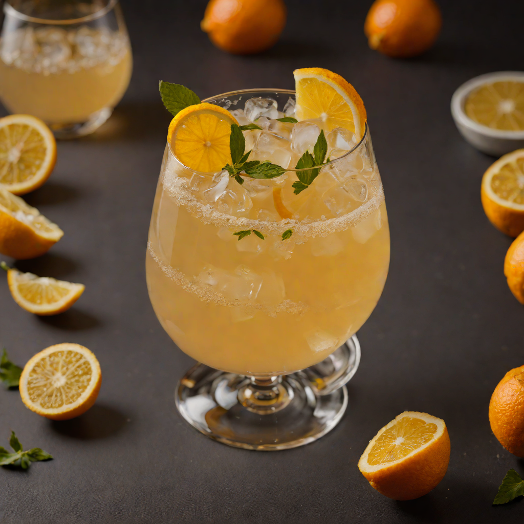 Citrus-Honey Whiskey Sour with Cardamom