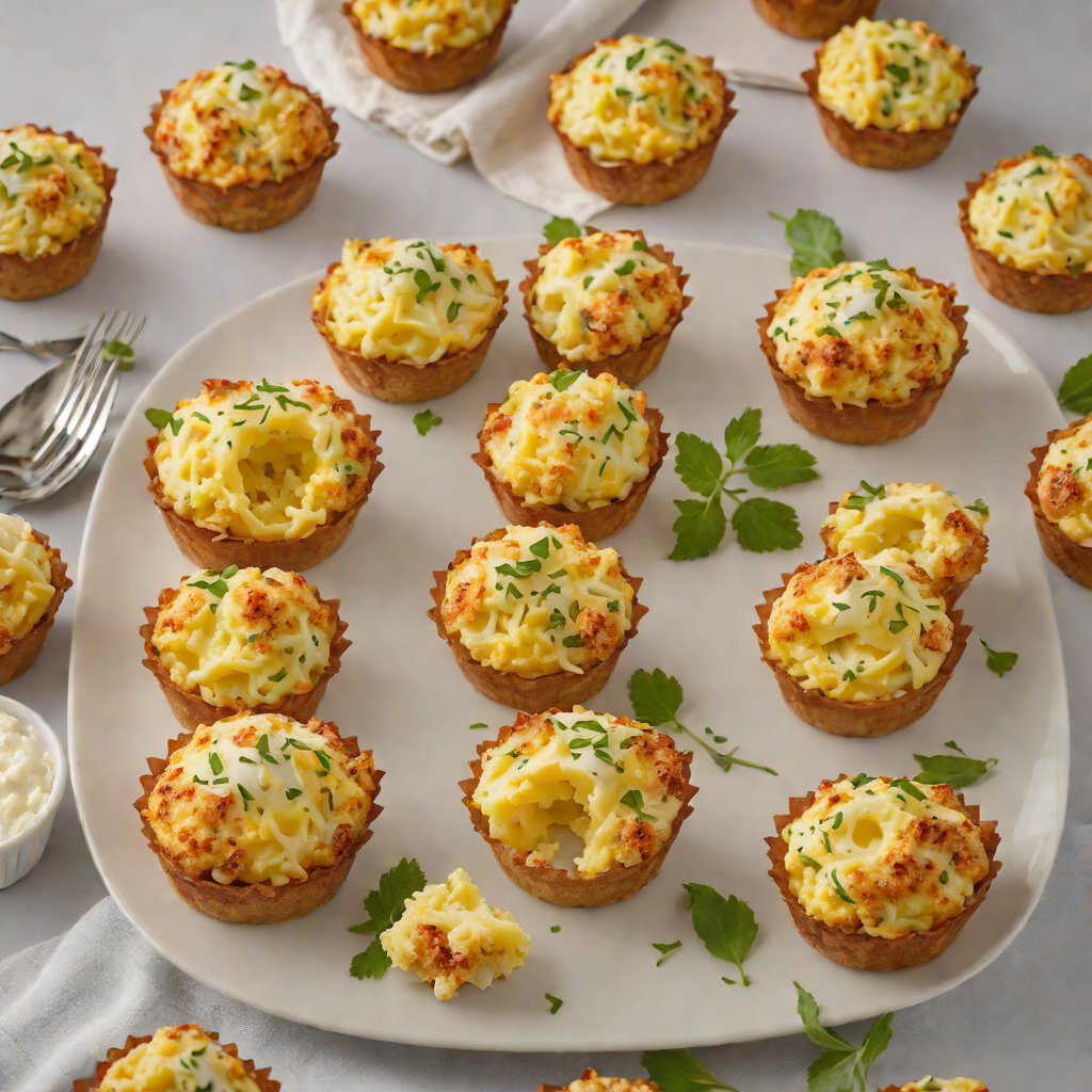 Egg and Cheese Cauliflower Breakfast Muffins