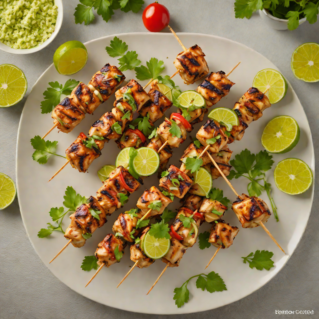 Skewered Garlic-Lime Brazilian Chicken Churrasco
