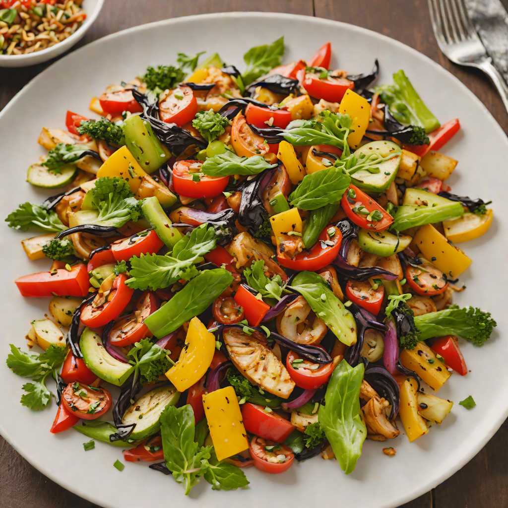 Regional Mesquite Charred Vegetable Stir Fry
