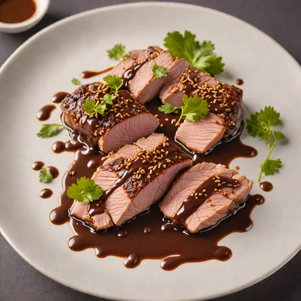 Pan-Seared Duck Breast with Bitter Chocolate Mole Sauce