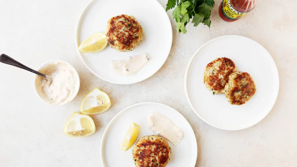 Baltimore-Style Crab Cakes with Old Bay Glaze