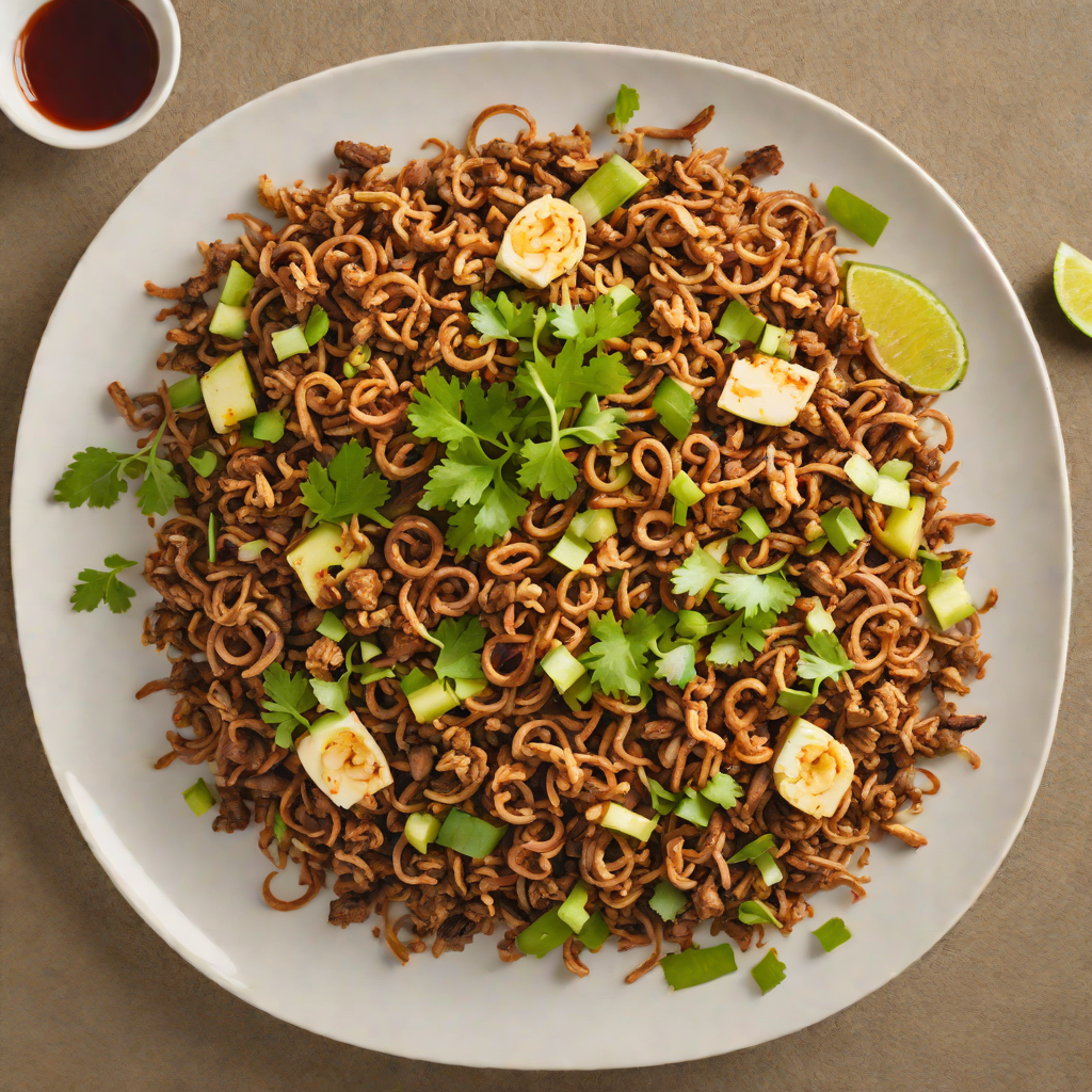 Vinegar-Pickled Pork Sisig with Crispy Shallots