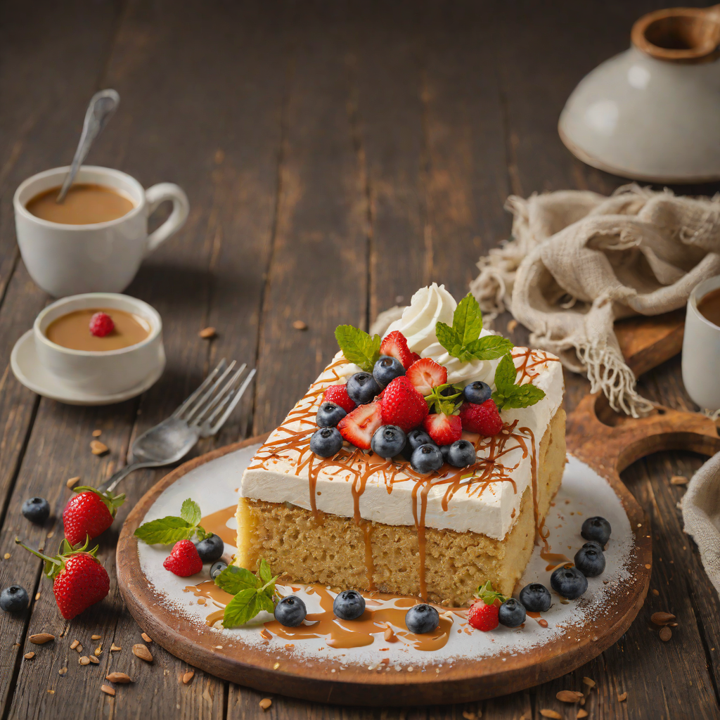 Guatemalan Coffee-Infused Tres Leches Cake