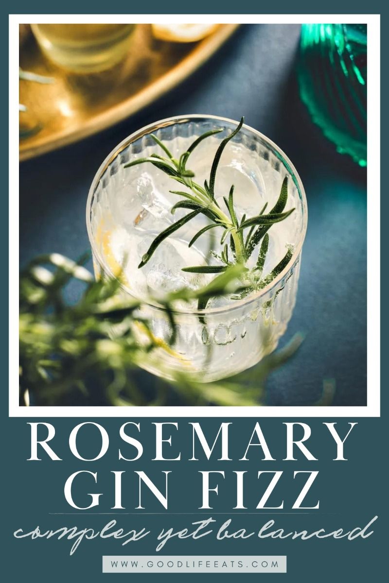 Ginger-Rosemary Gin Fizz