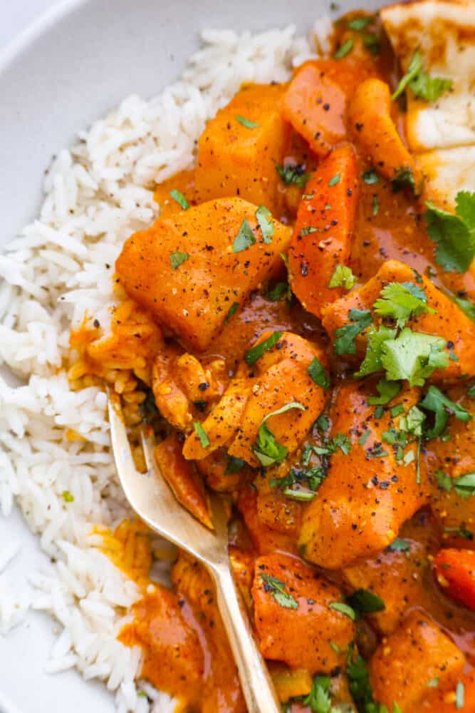 Slow-Simmered Filipino Chicken Curry with Coconut and Vegetables