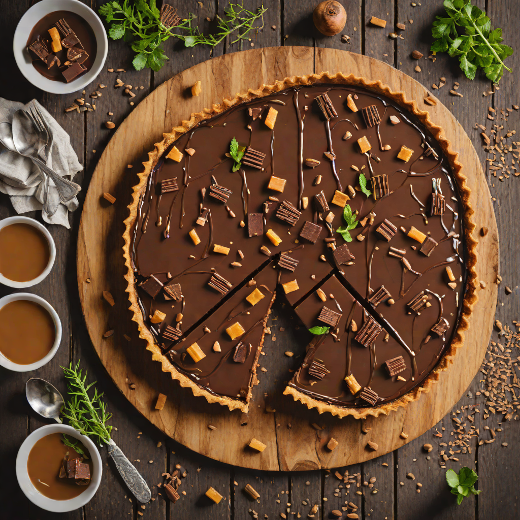No-Bake Salted Caramel Chocolate Tart