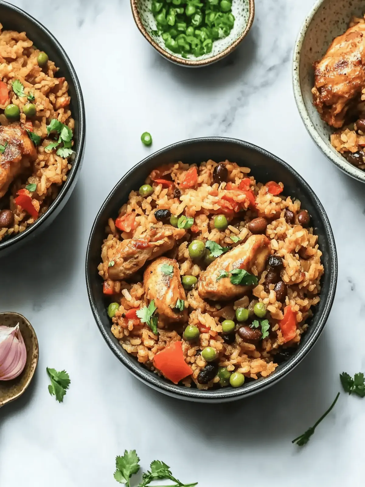 One-Pot Trinidadian Pelau with Chicken and Pigeon Peas