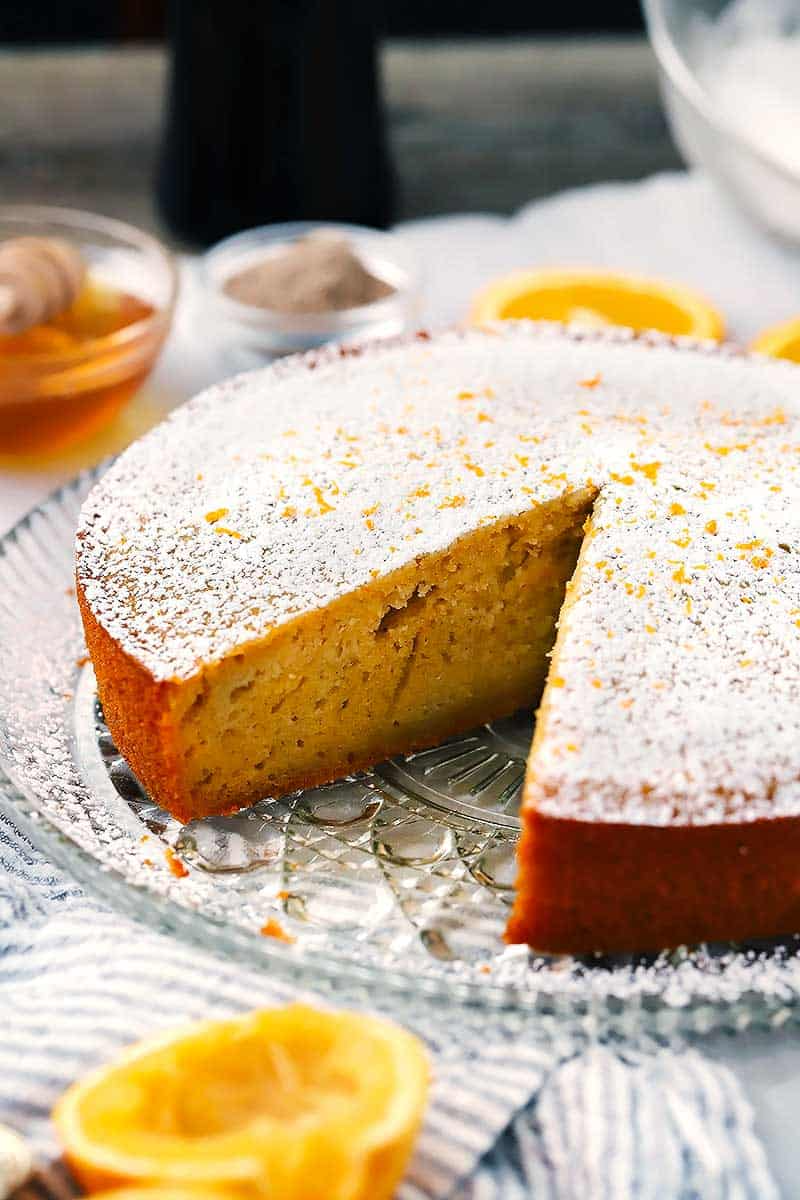 Cardamom-Spiced Orange Olive Oil Cake