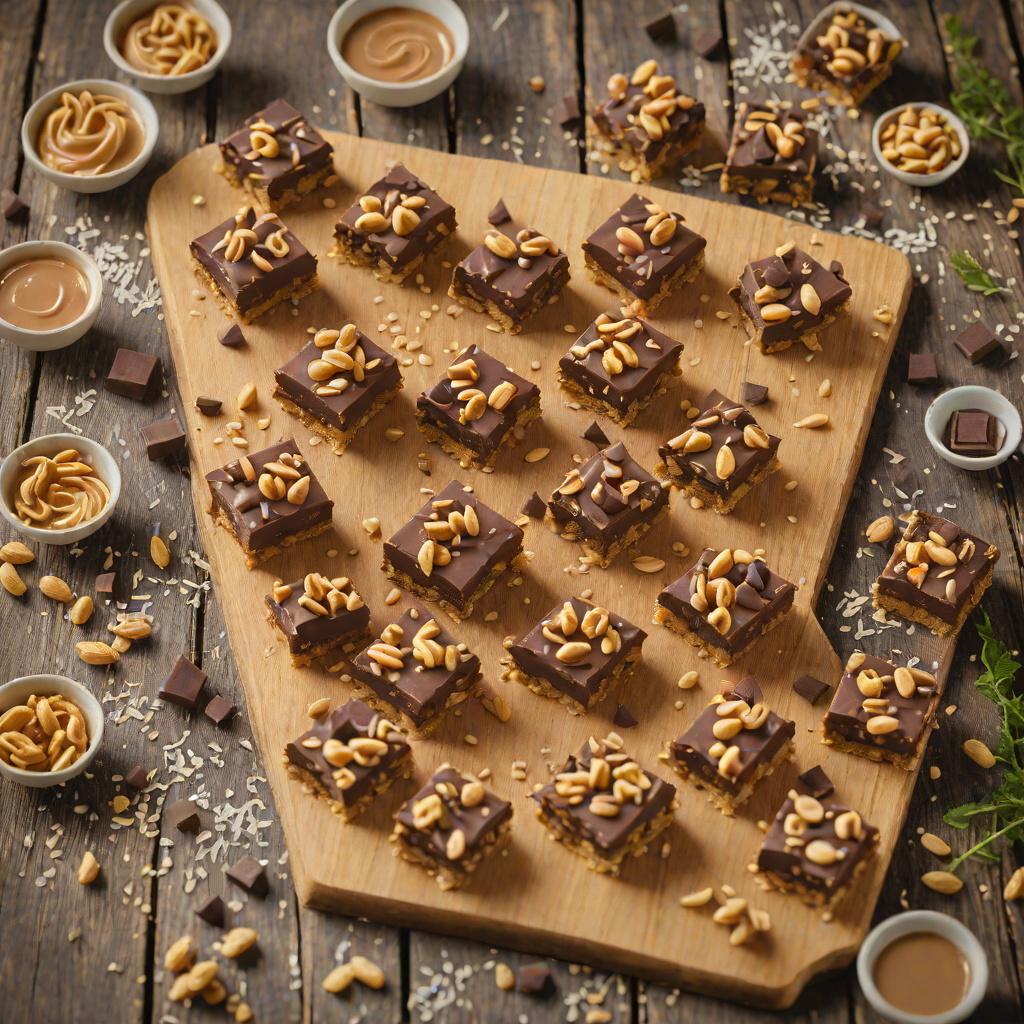 No-Bake Chocolate Peanut Butter Bar Bites