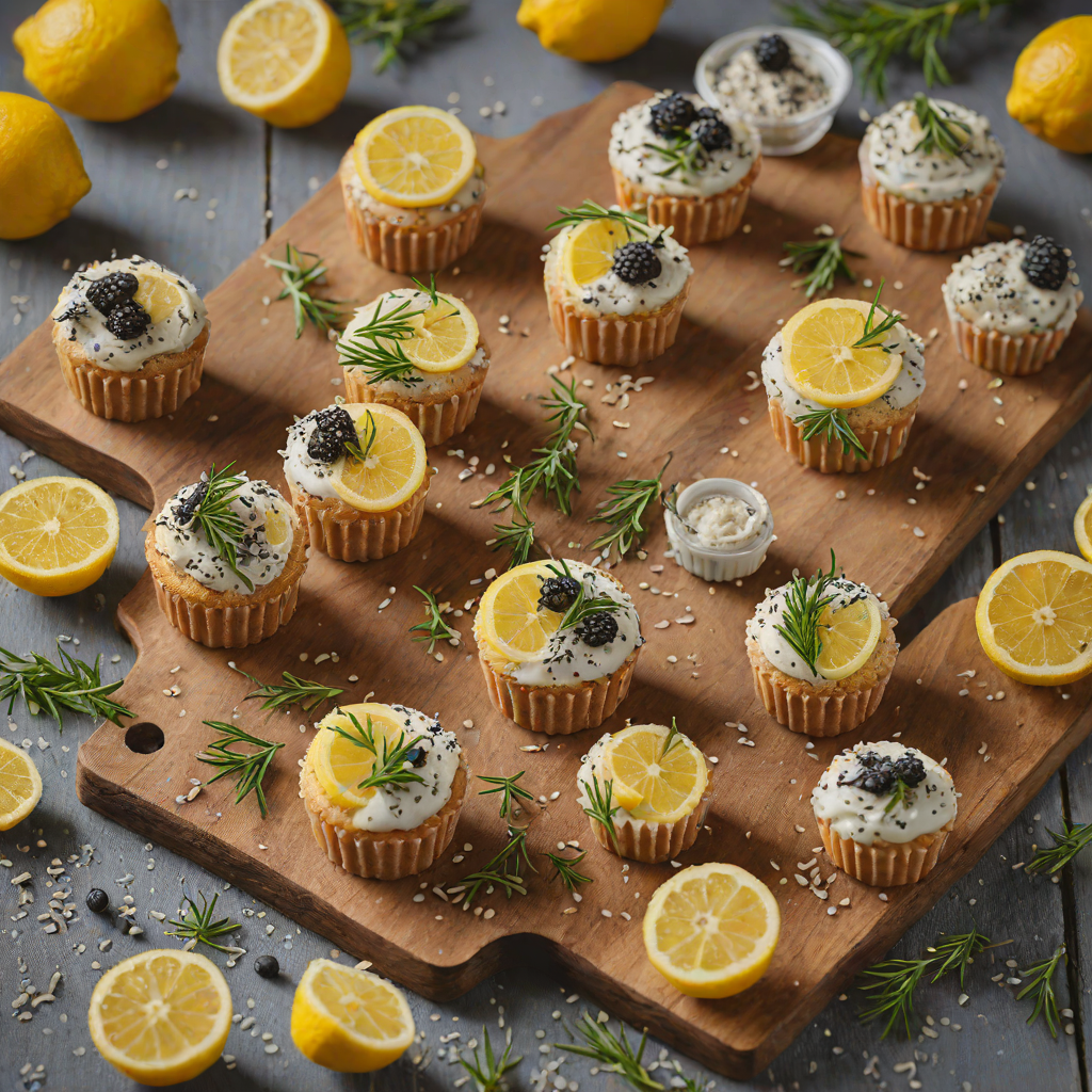 Individual Lemon Poppy Seed Mini Cakes