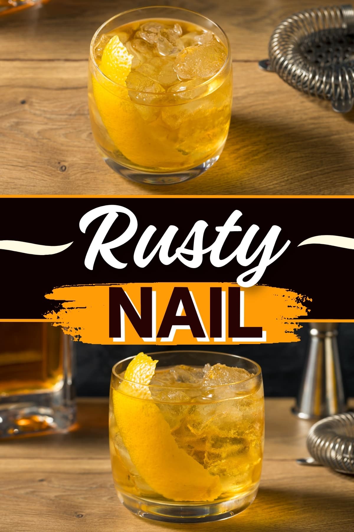 Smoky Mezcal Rusty Nail