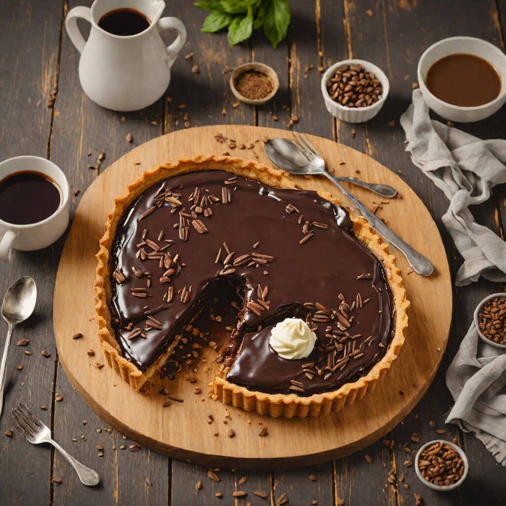 Stovetop Chocolate Ganache Tart with Espresso Infusion