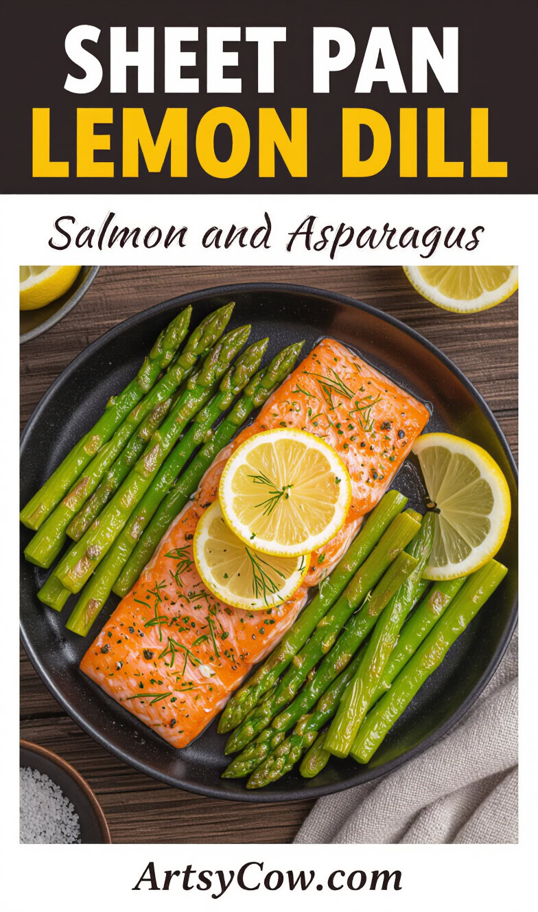 Sheet Pan Lemon-Dill Salmon with Asparagus & Cherry Tomatoes