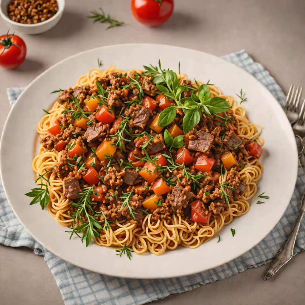 Slow-Cooked Kangaroo Ragù with Tomato and Rosemary