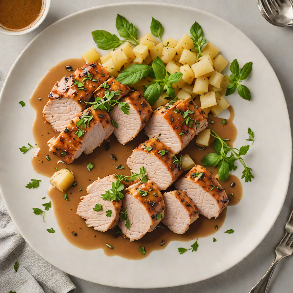 Herb-Roasted Pork Tenderloin with Pan Sauce