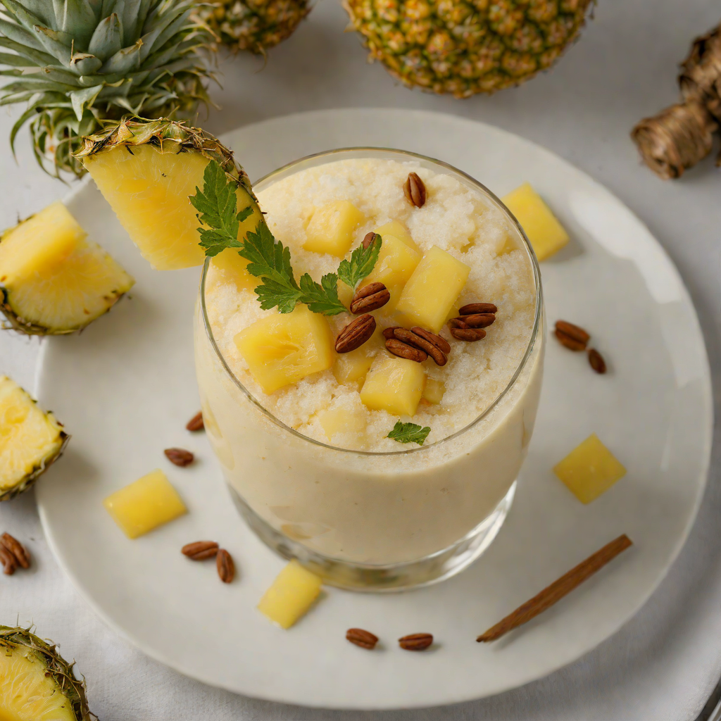 Spiced Rum and Pineapple Frozen Smash