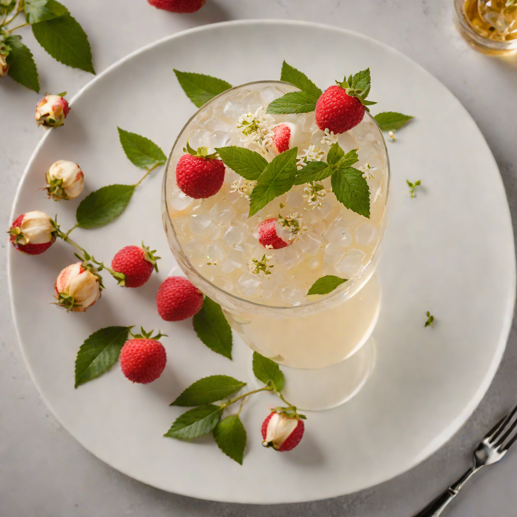 Sparkling Lychee and Elderflower Fizz