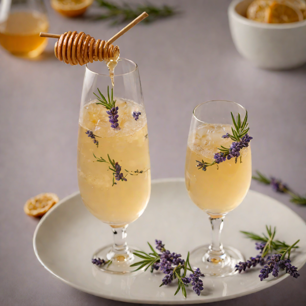 Sparkling Honey Lavender Fizz
