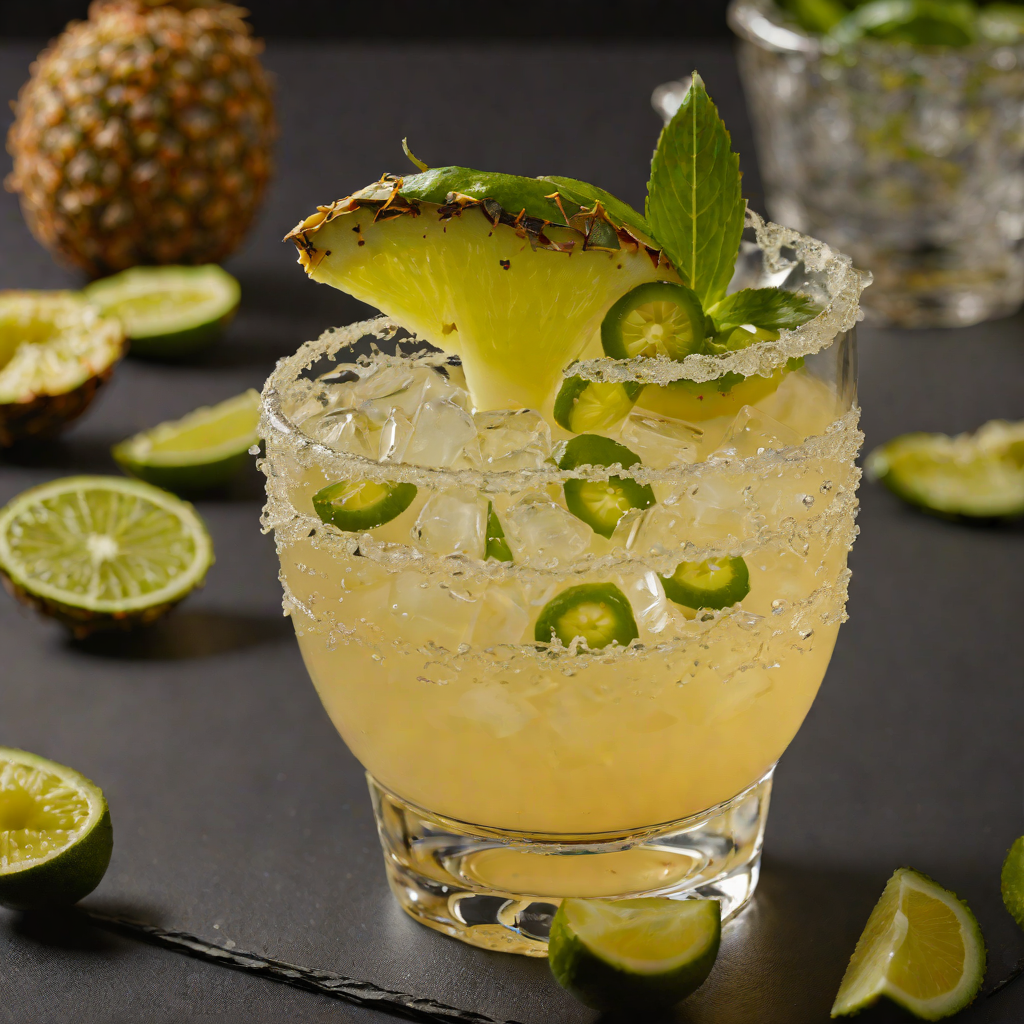Tequila Pineapple Jalapeño Margarita