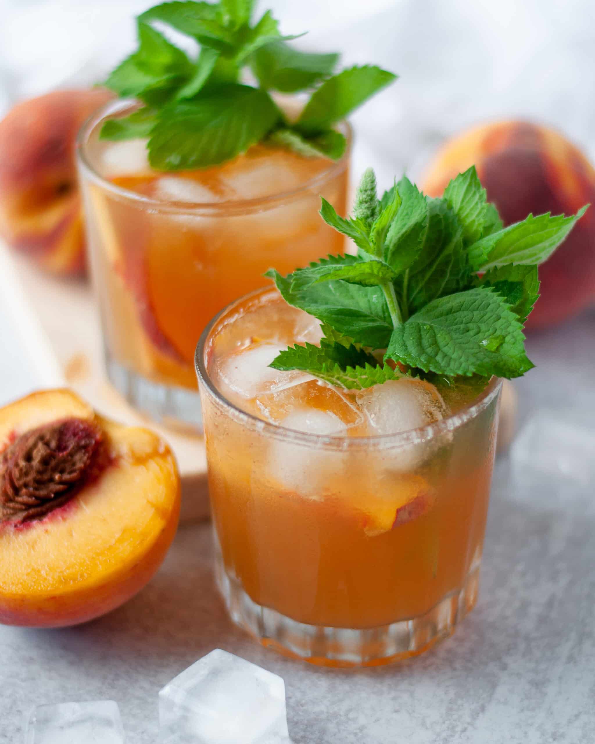Bluegrass Bourbon Peach Smash