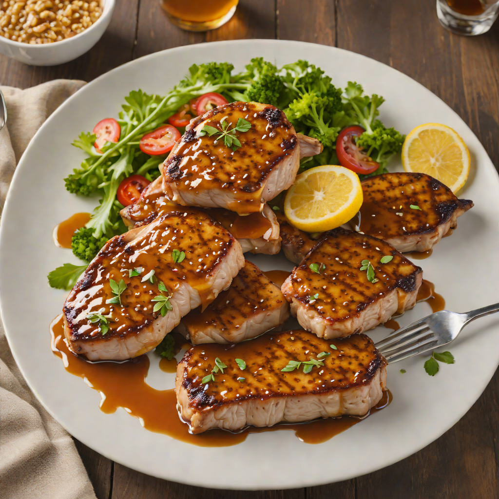Pan-Seared Pork Chops with Lexington Bluegrass Honey Glaze
