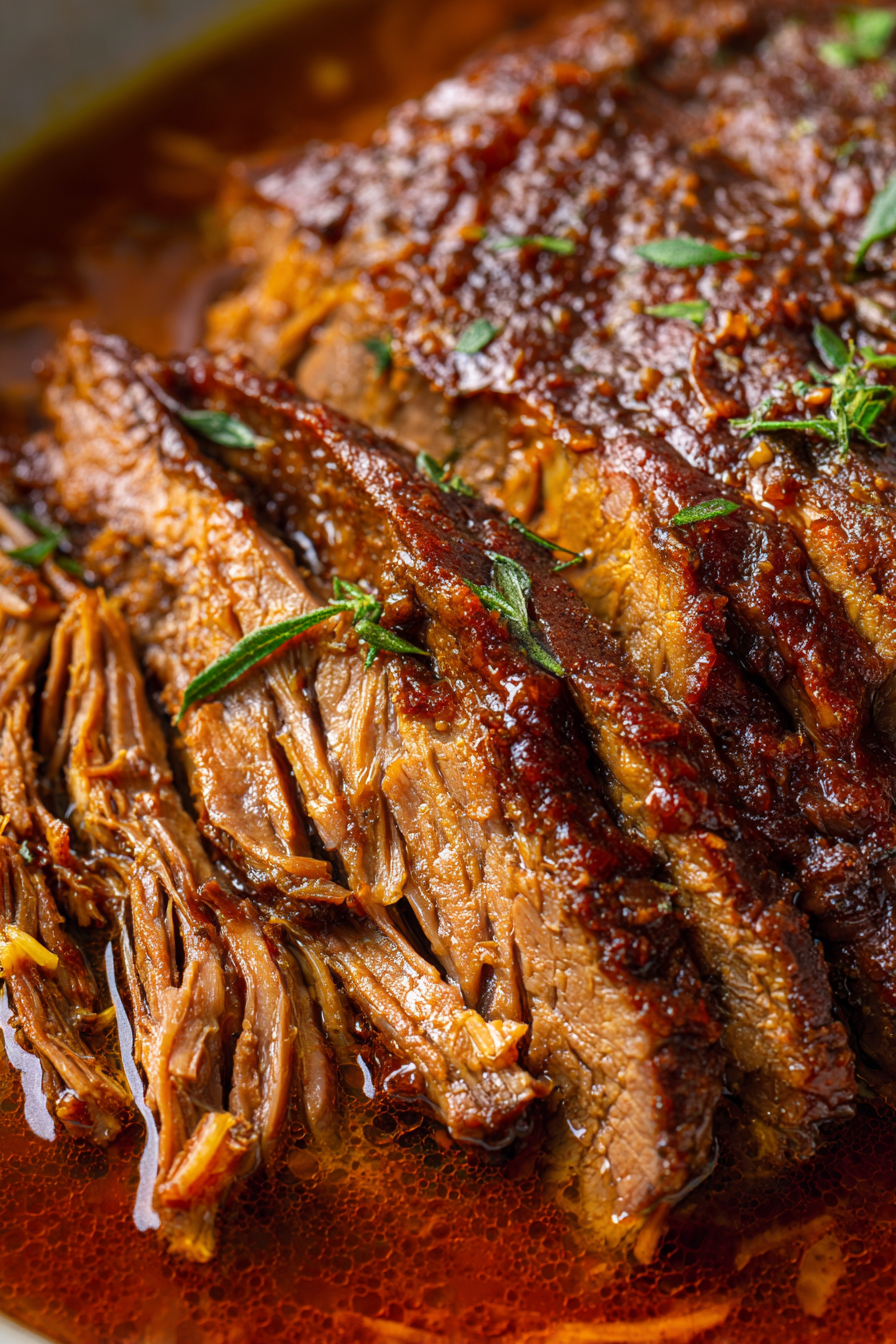 Slow Cooker Bourbon-Glazed Beef Brisket with Lexington Spices