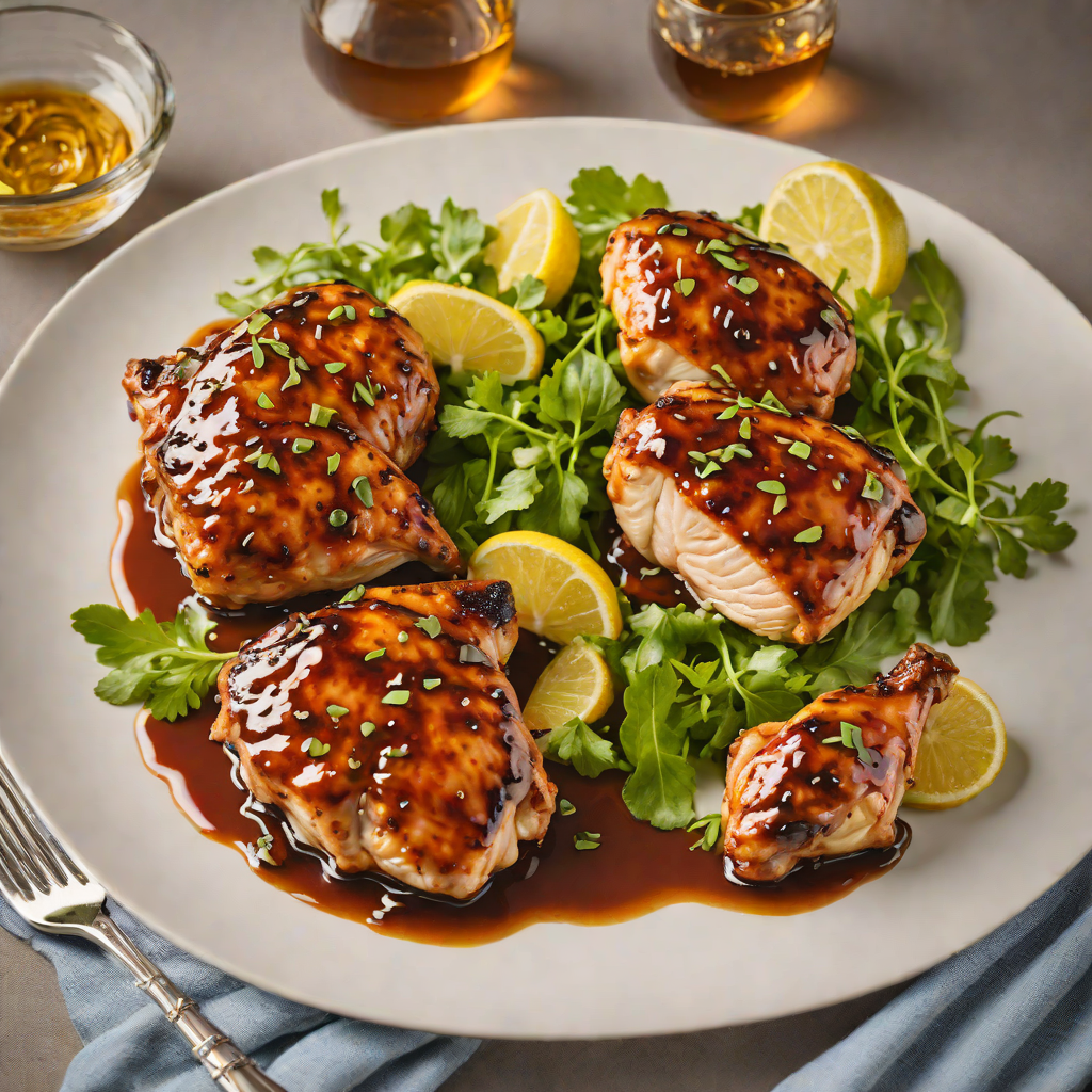Grilled Bourbon-Glazed Chicken with Lexington Bluegrass Honey