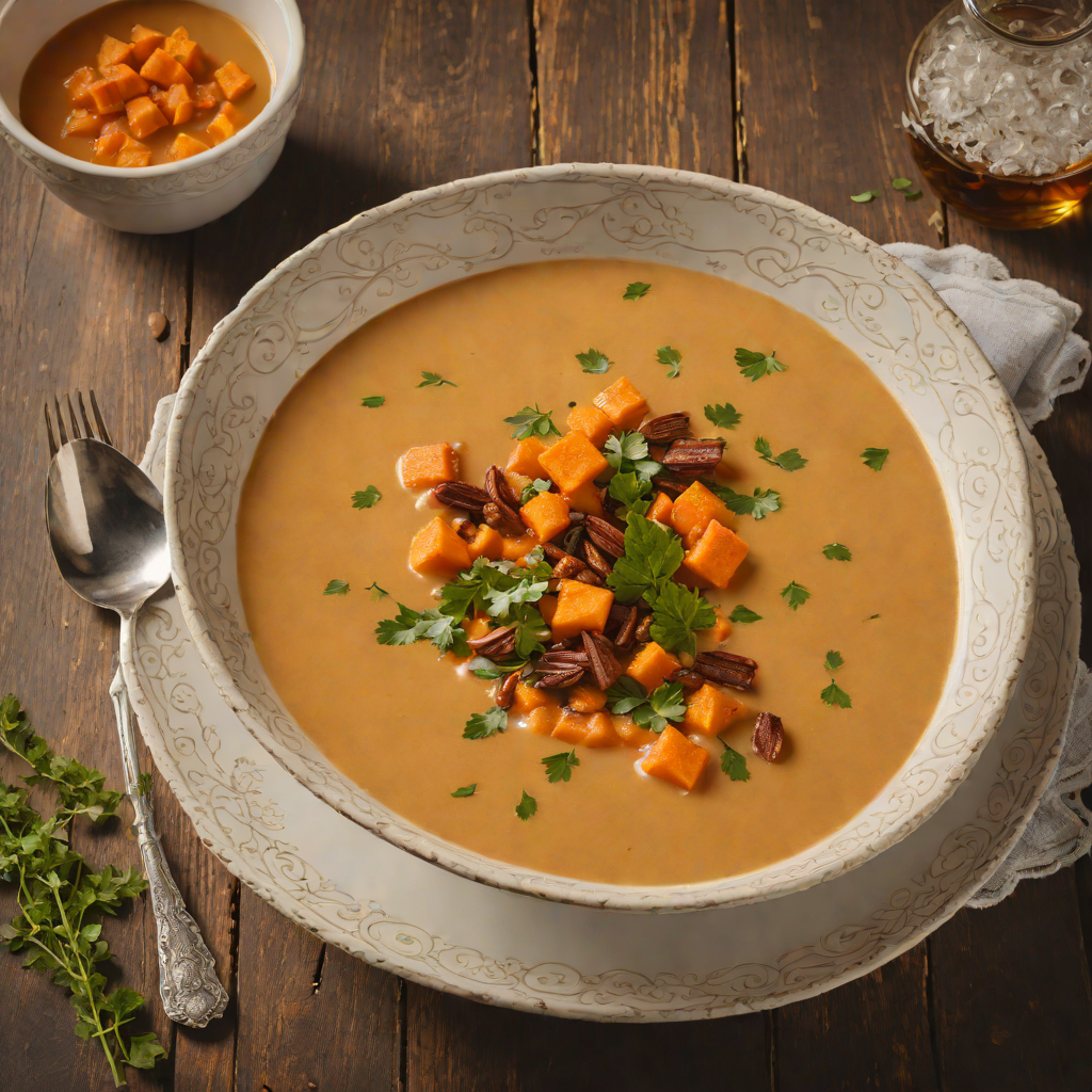 Bluegrass-Inspired Bourbon and Sweet Potato Soup