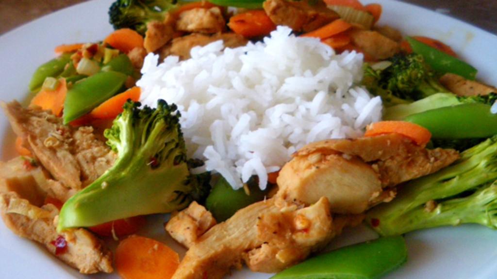 Low-Profile Chicken and Vegetable Stir-Fry